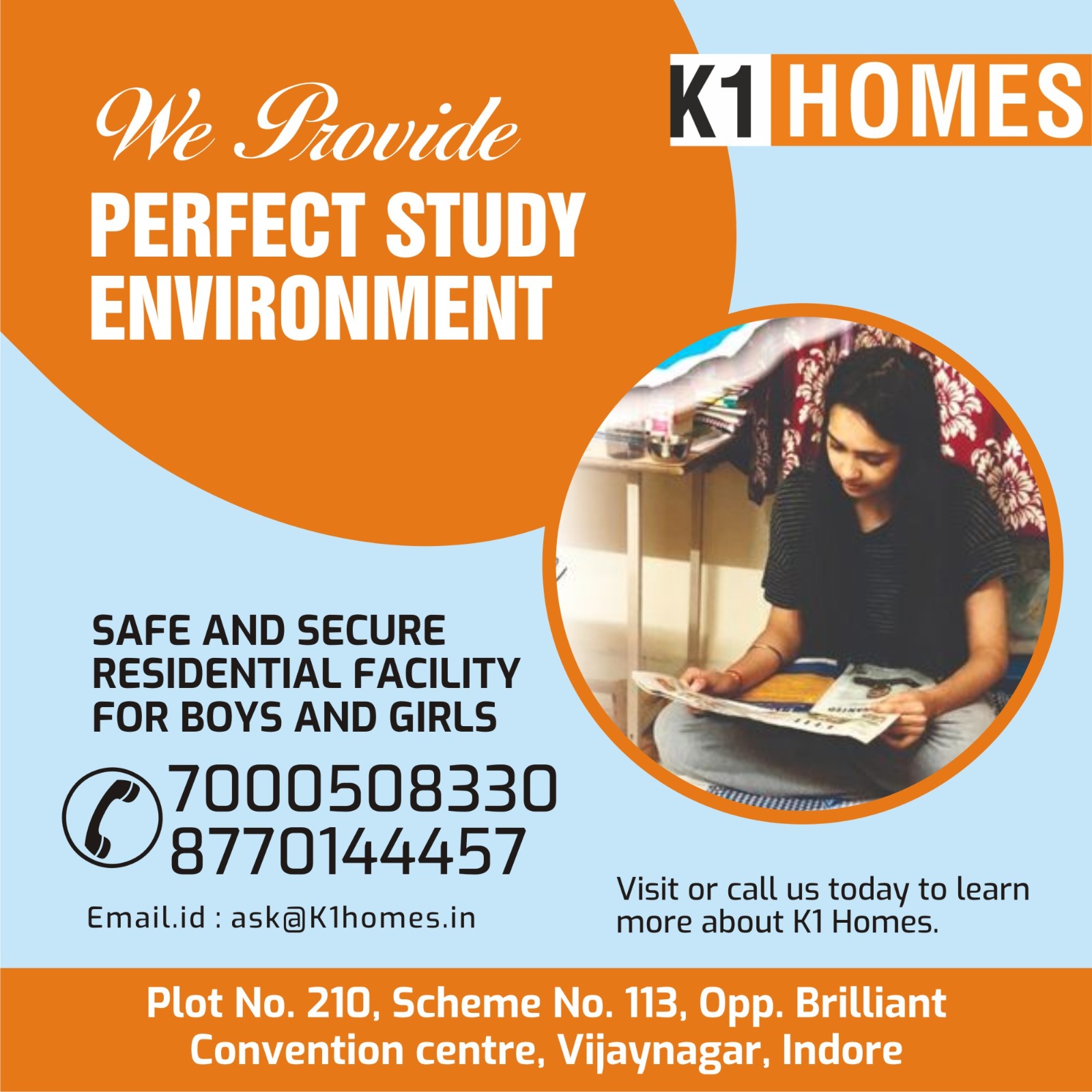 Best Hostel Near Brilliant Convention Indore